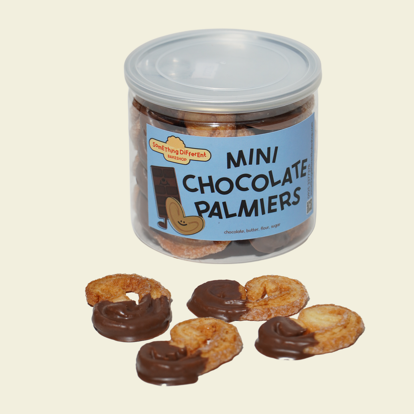 Mini Chocolate Palmiers