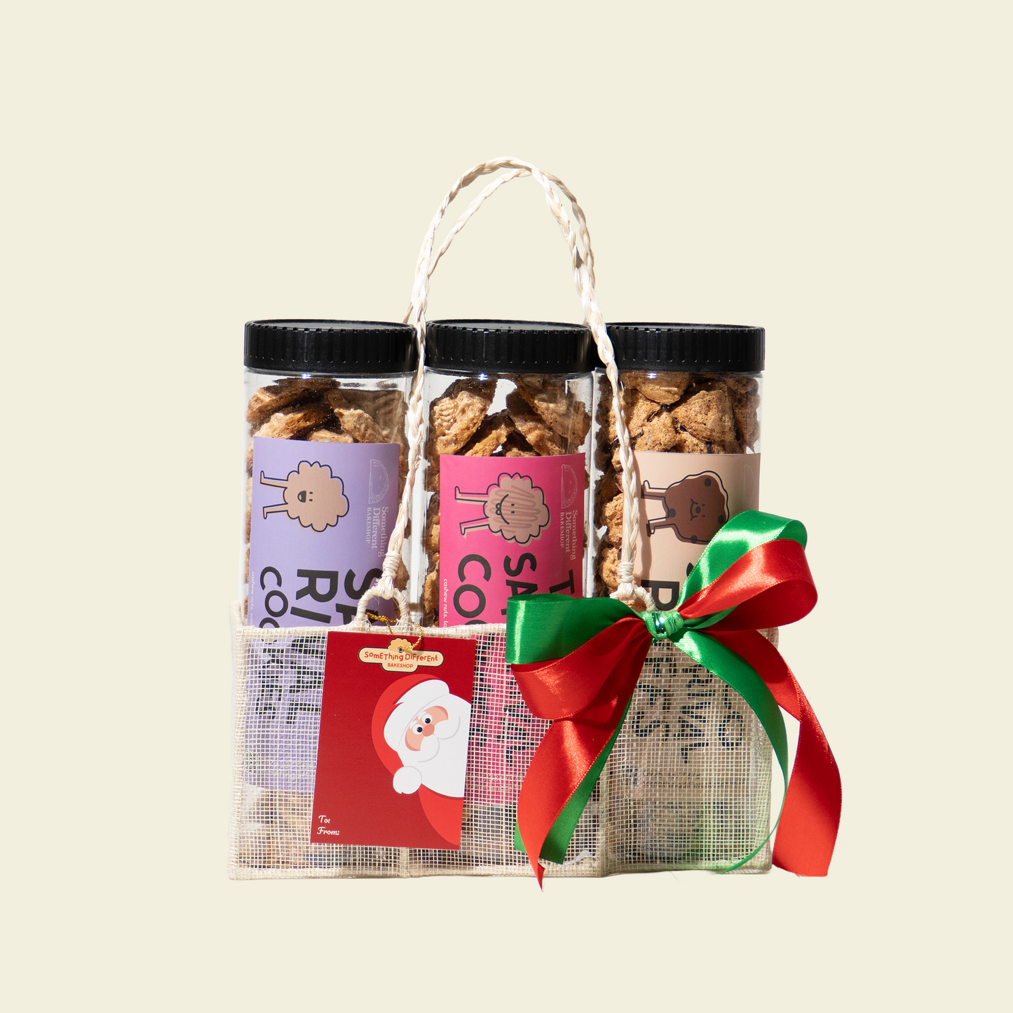 CHRISTMAS BASKET SET OF 3